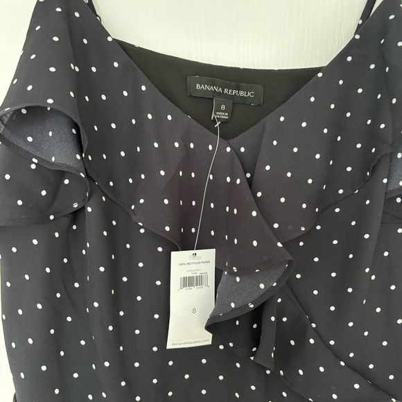 Banana Republic | Faux Wrap Dress - Size 8 - Picture 3 of 9